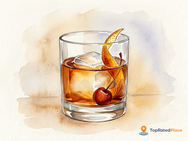 Char Bar Cocktail Watercolor